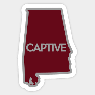 Alabama Captive AL Sticker